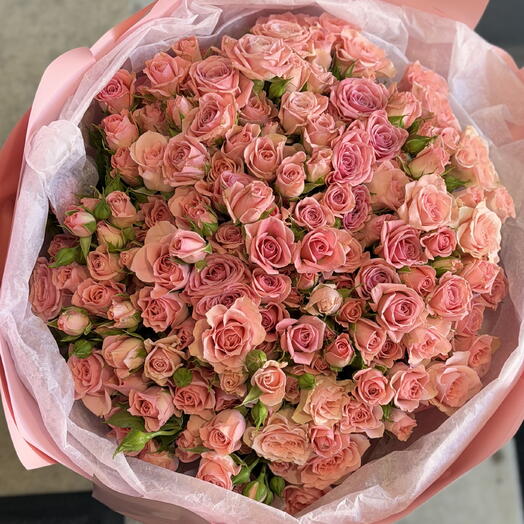 Spray roses 130 boutons