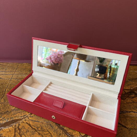 Wolf Palermo Jewellery Box Red