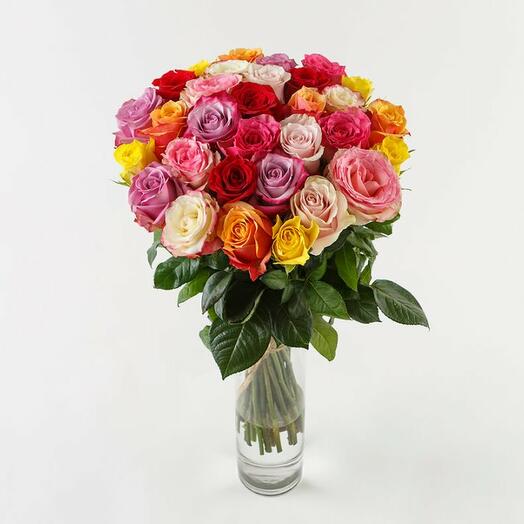 31 mixed roses