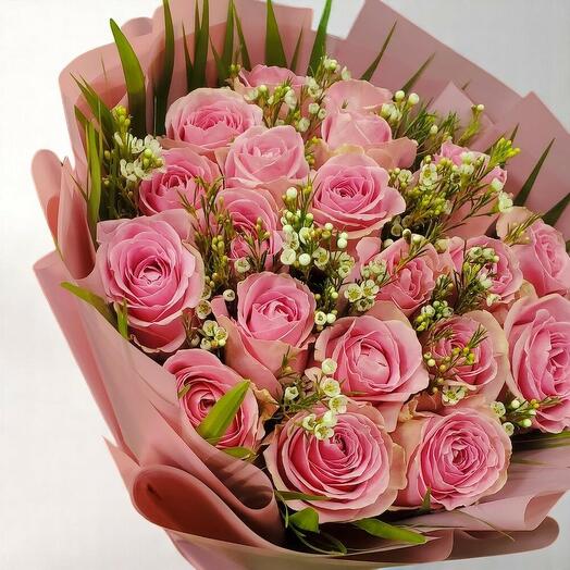 Pink roses  bouquet