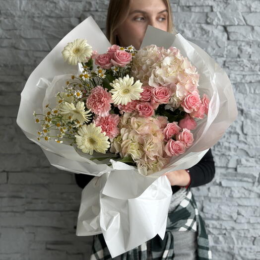Muse - Gerberas, Hydrangeas, Carnations, Spray Roses, Camomile