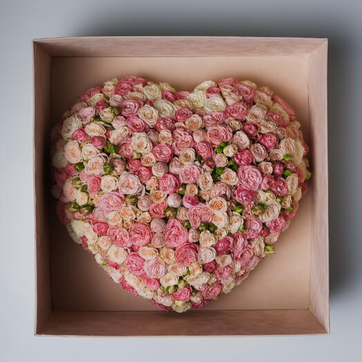 Box mini roses
