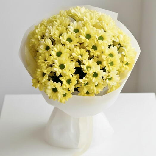 Golden Glow Chrysanthemum Bouquet