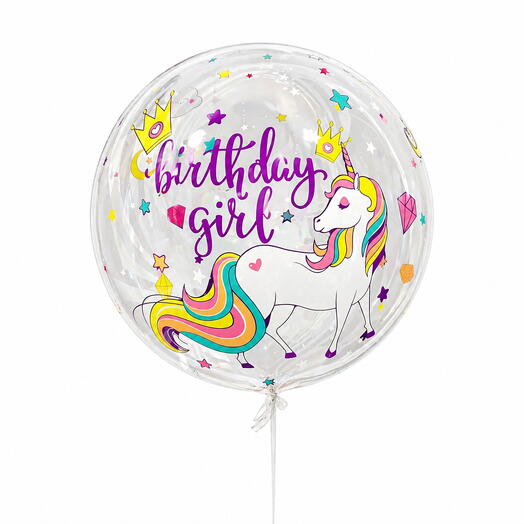 Ballon bobo birthday girl