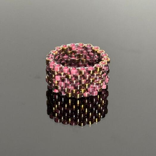 Large beaded ring