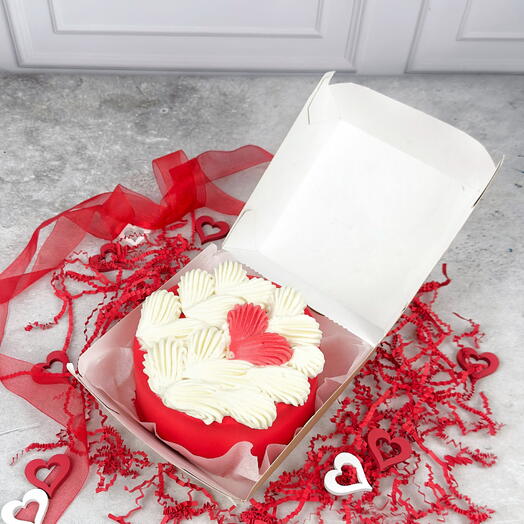 Red Velvet Love Bento Cake