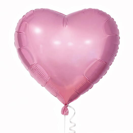 Balloon air heart pink