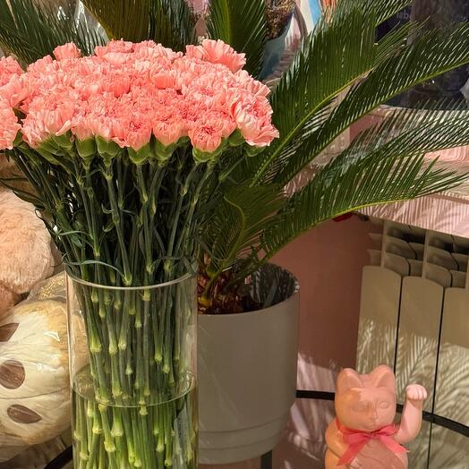 Bouquet of pink carnations