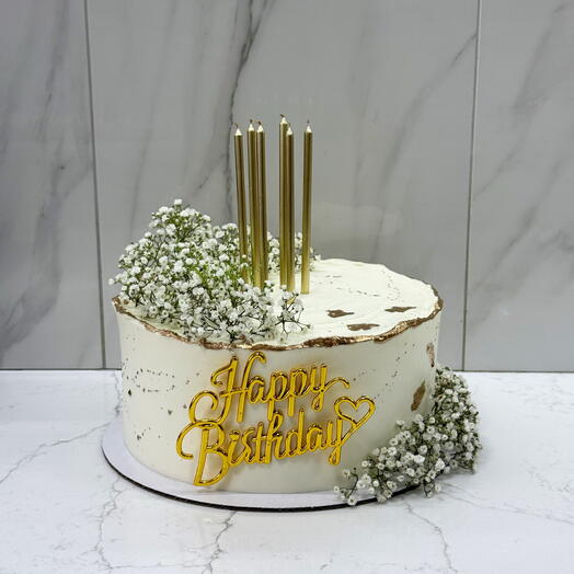 Cake with flowers