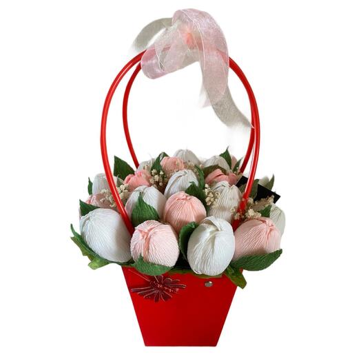 A basket of flowers