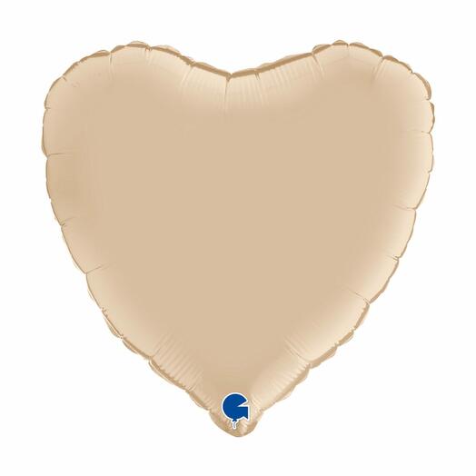 Creamy foil heart