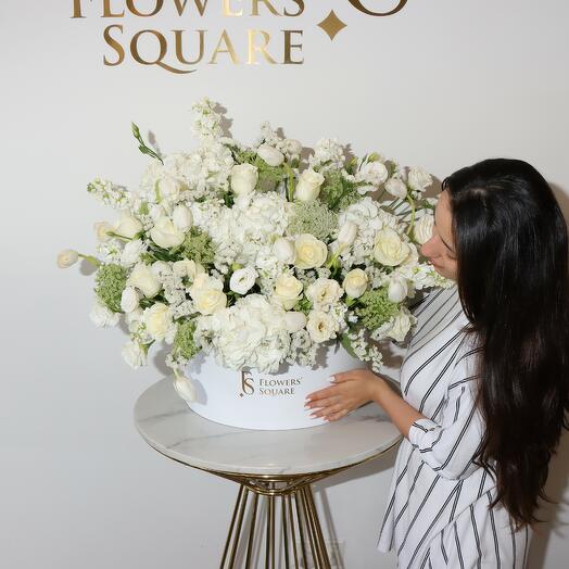 White Flower Mix Box