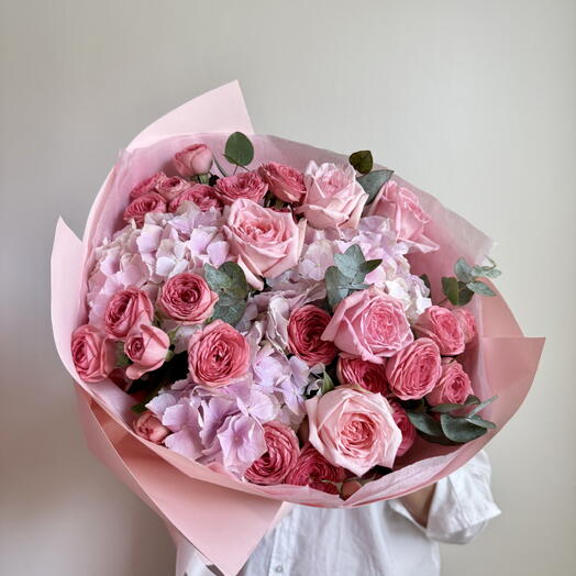 Pink big bouguet