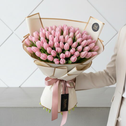 Pink tulips