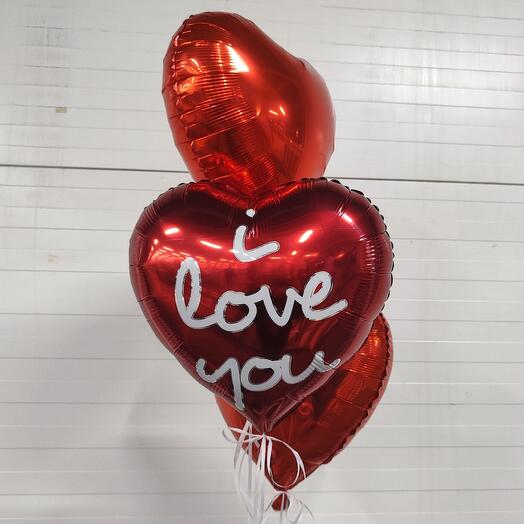 3 balloons