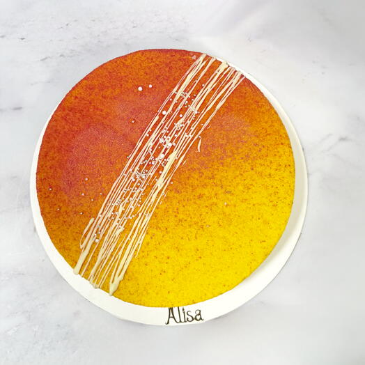 Strawberry Lemon Mousse Cake (1 kg)