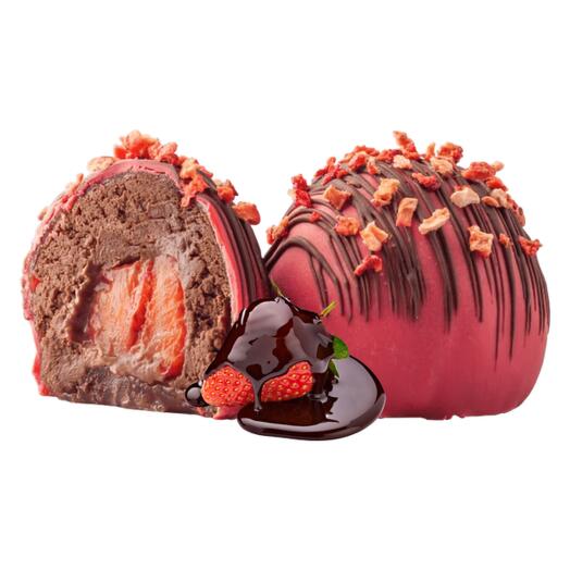Chocolate-Covered Strawberry Mochi