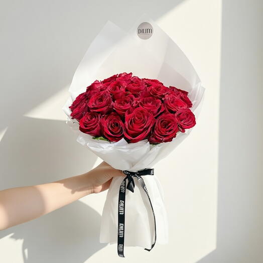 Red Rose Embrace