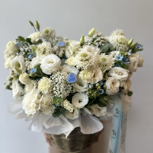 Flowers basket Clouds