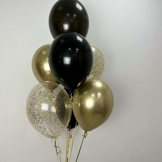 Black and gold