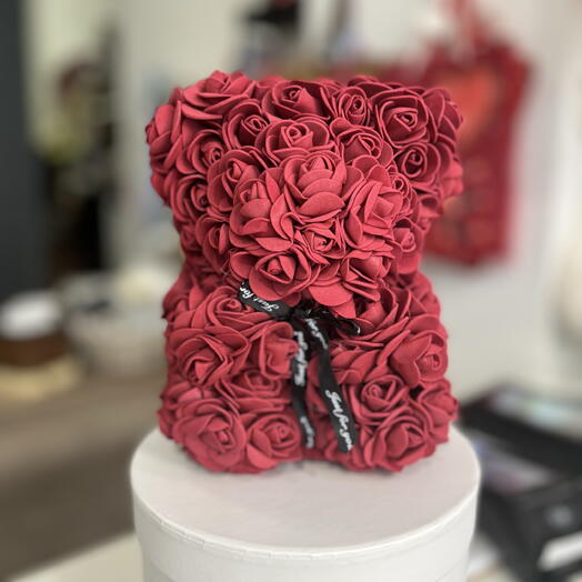 Red teddy bear S