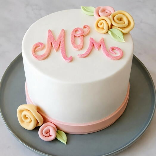Simply Pastel Mother s Day Cake