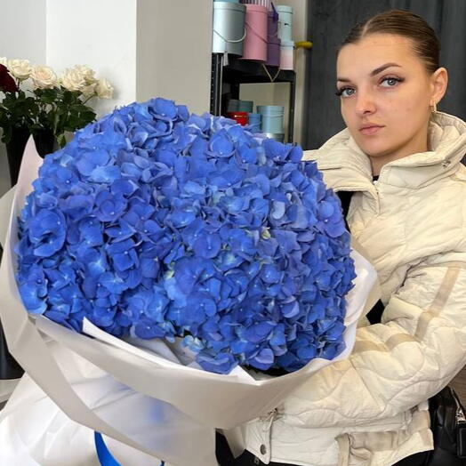 Bouquet - Blue Hydrangeas