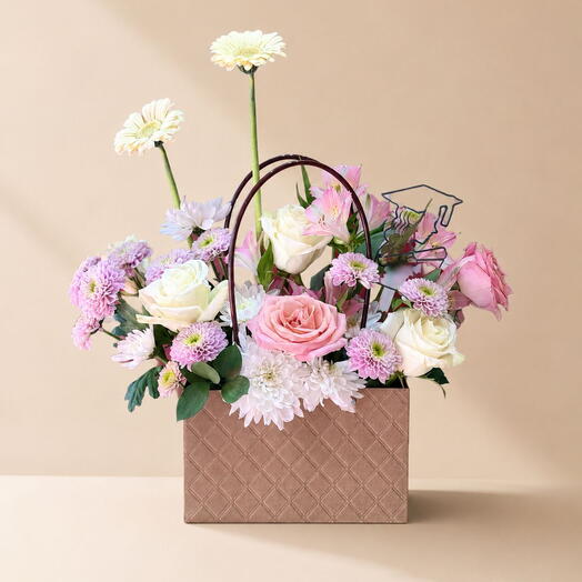 Blush Graduation Bloom Bag