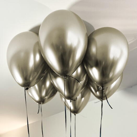 7 Helium "Total Champagne" Ballons Set
