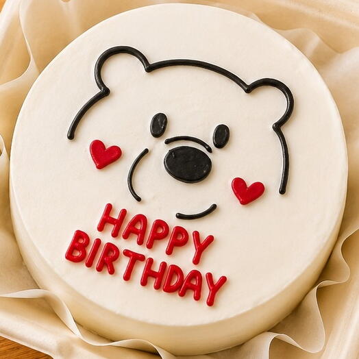 Happy Birthday Teddy Bento Cake 200g