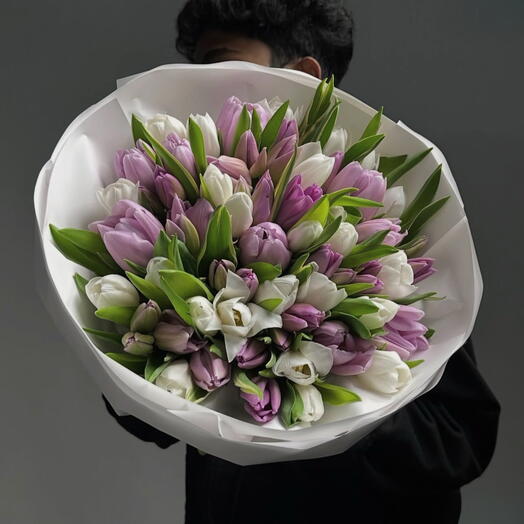 Lavender Whisper Tulip Bouquet