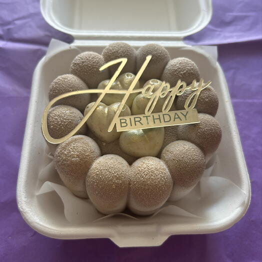 Mousse Bento Cake — Happy Birthday