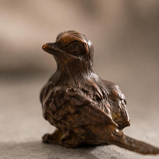 Sparrow Tea Pet, Metal, 5.7 × 3.5 cm