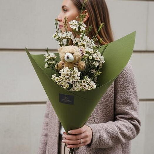 Bouquet Teddy Bear Meadow
