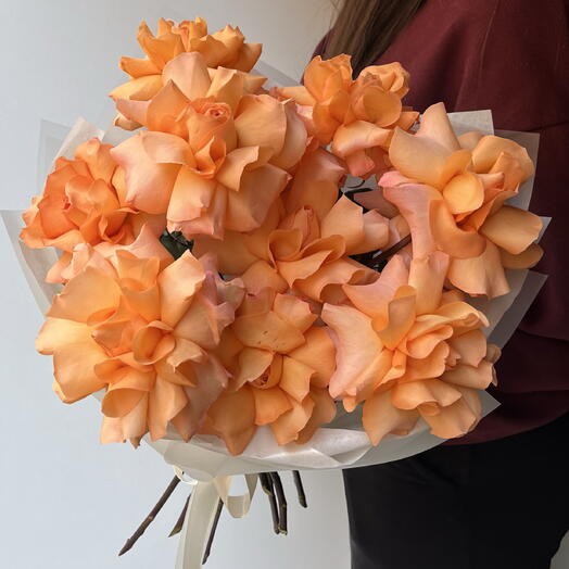 French Roses Orange 11