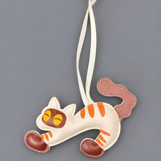 Bag charm (Brown Cat)