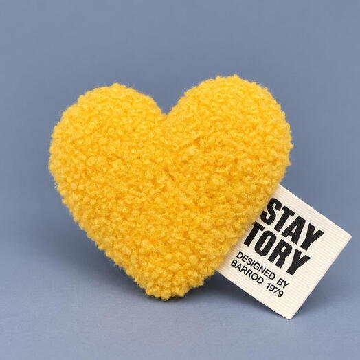 Soft Heart Sticker Yellow