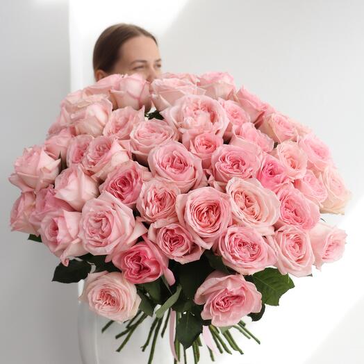 Garden pink roses Ohara