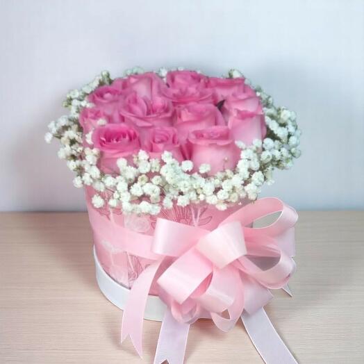 Sweet Pink Rose Arrangement