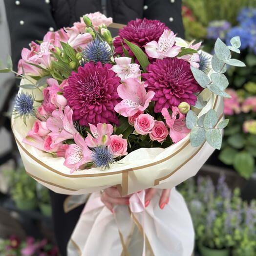Raspberry Sunset Bouquet