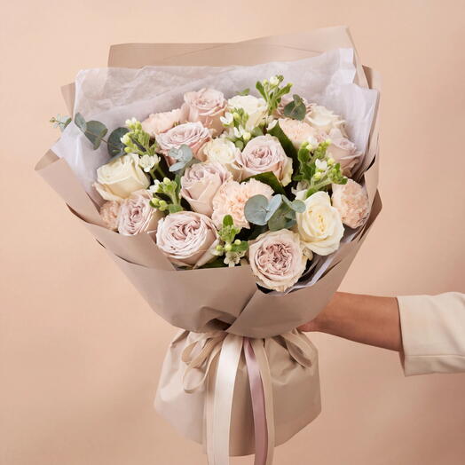 Bouquet "Creamy Elegance" - large
