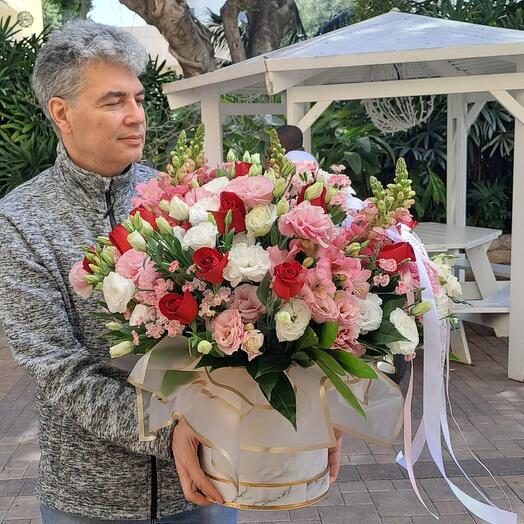 Luxury flowers box