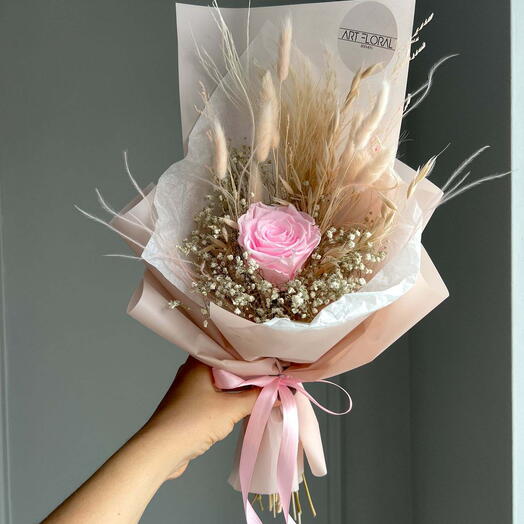 "Rosa" mini dried flower bouquet