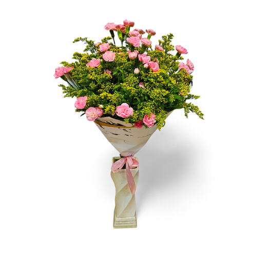 Pink Clove bouquet "Warmth of Flowers"