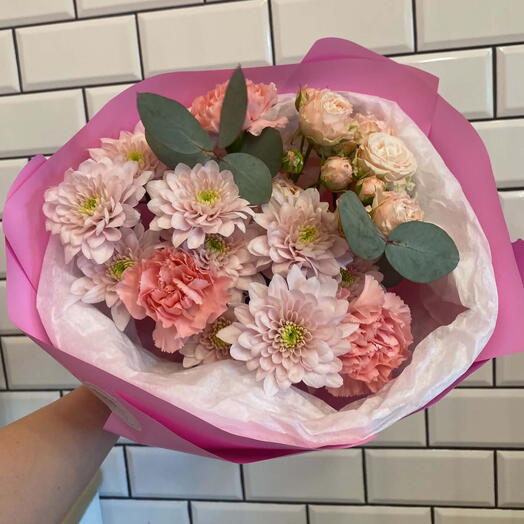 A bouquet of flowers for a female friend