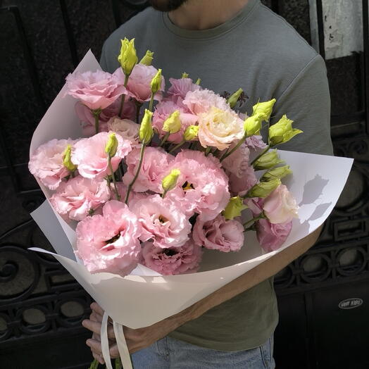 Blush Eustoma (Size s)