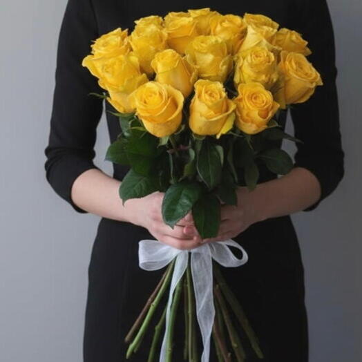 Bouquet yellow roses