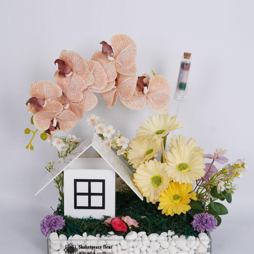 Arttificial Orchid Garden House