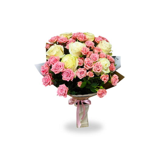 Luxuarry Mixed rose bouquet "Rose Symphony"
