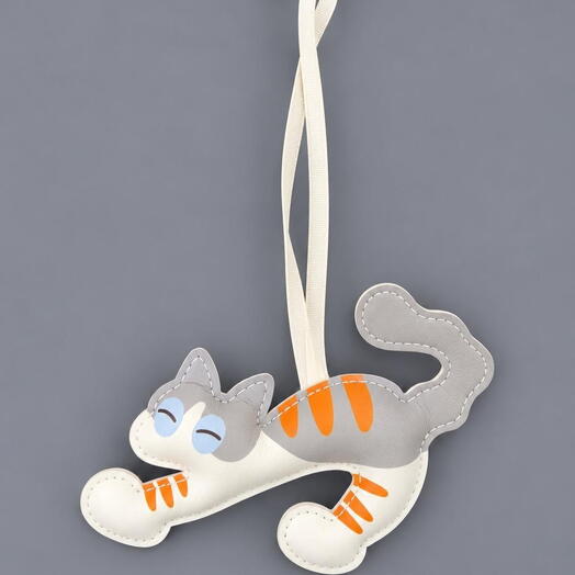 Bag charm (Grey Cat)